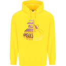 Where Words Fail Music Speaks Guitar Rock Childrens Kids Hoodie Yellow