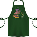 Where Words Fail Music Speaks Guitar Rock Cotton Apron 100% Organic Forest Green
