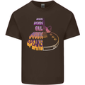 Where Words Fail Music Speaks Guitar Rock Kids T-Shirt Childrens Chocolate