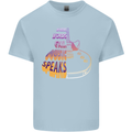 Where Words Fail Music Speaks Guitar Rock Kids T-Shirt Childrens Light Blue