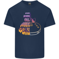 Where Words Fail Music Speaks Guitar Rock Kids T-Shirt Childrens Navy Blue