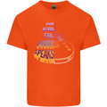 Where Words Fail Music Speaks Guitar Rock Kids T-Shirt Childrens Orange