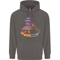 Where Words Fail Music Speaks Guitar Rock Mens 80% Cotton Hoodie Charcoal