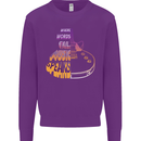 Where Words Fail Music Speaks Guitar Rock Mens Sweatshirt Jumper Purple