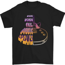Where Words Fail Music Speaks Guitar Rock Mens T-Shirt Cotton Gildan Black
