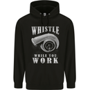 Whistle While You Work Turbo Cars Childrens Kids Hoodie Black