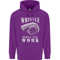 Whistle While You Work Turbo Cars Childrens Kids Hoodie Purple
