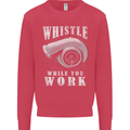 Whistle While You Work Turbo Cars Kids Sweatshirt Jumper Heliconia