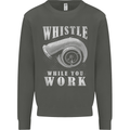 Whistle While You Work Turbo Cars Kids Sweatshirt Jumper Storm Grey