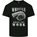 Whistle While You Work Turbo Cars Kids T-Shirt Childrens Black