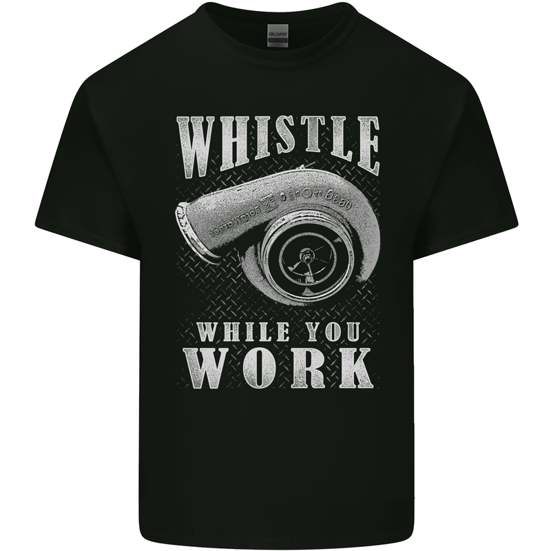 Whistle While You Work Turbo Cars Kids T-Shirt Childrens Black