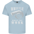 Whistle While You Work Turbo Cars Kids T-Shirt Childrens Light Blue