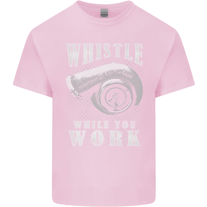 Whistle While You Work Turbo Cars Kids T-Shirt Childrens Light Pink