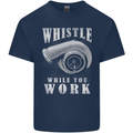 Whistle While You Work Turbo Cars Kids T-Shirt Childrens Navy Blue