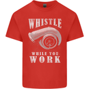 Whistle While You Work Turbo Cars Kids T-Shirt Childrens Red