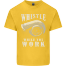 Whistle While You Work Turbo Cars Kids T-Shirt Childrens Yellow