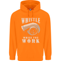 Whistle While You Work Turbo Cars Mens 80% Cotton Hoodie Orange