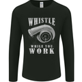 Whistle While You Work Turbo Cars Mens Long Sleeve T-Shirt Black