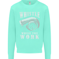 Whistle While You Work Turbo Cars Mens Sweatshirt Jumper Peppermint