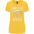 Whistle While You Work Turbo Cars Womens Wider Cut T-Shirt Yellow