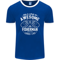 An Awesome Fisherman Looks Like Mens Ringer T-Shirt FotL Royal Blue/White