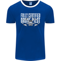 Drone Pilot Mens Ringer T-Shirt FotL Royal Blue/White