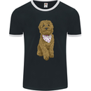 A Doodle Goldendoodle Dog Mens Ringer T-Shirt FotL Black/White
