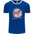 Horse My Only Stable Relationship Equestrian Mens Ringer T-Shirt FotL Royal Blue/White