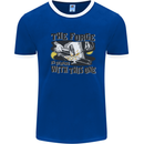 Blacksmith the Forge is Strong With This One Mens Ringer T-Shirt Royal Blue/White