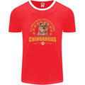 A Chihuahua Dog Mens Ringer T-Shirt FotL Red/White