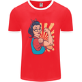 Strong Successful Woman Mens Ringer T-Shirt FotL Red/White