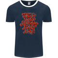 This Is What Awesome Looks Like Funny Mens Ringer T-Shirt FotL Navy Blue/White