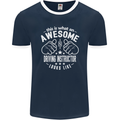 An Awesome Driving Instructor Looks Like Mens Ringer T-Shirt FotL Navy Blue/White