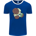 Funny Kiwi Fruit Bird Mom Dad Mens Ringer T-Shirt FotL Royal Blue/White