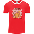 Anatomy of a Puppy Dog Mens White Ringer T-Shirt Red/White