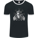 A Viking Shield Maiden Mens Ringer T-Shirt FotL Black/White