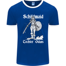 Schildmaid Viking Shield Maiden Mens Ringer T-Shirt FotL Royal Blue/White