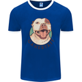 Dog Gamestaff Mens Ringer T-Shirt FotL Royal Blue/White