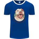 Dog Gamestaff Mens Ringer T-Shirt FotL Royal Blue/White