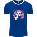Indepandant Funny Independant Panda Bear Mens Ringer T-Shirt FotL Royal Blue/White