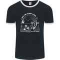 Climate Change Keep the Planet Clean Funny Mens Ringer T-Shirt FotL Black/White