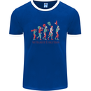 Evolution of a Guitarist Mens Ringer T-Shirt FotL Royal Blue/White