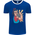 Strong Successful Woman Mens Ringer T-Shirt FotL Royal Blue/White