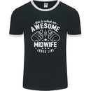 This Is What an Awesome Midwife Looks Like Mens Ringer T-Shirt FotL Black/White