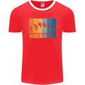 Wakeboarder Water Sports Wakeboarding Mens Ringer T-Shirt FotL Red/White