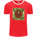 St Patricks Day Ginger Beard Lucky Charm Mens Ringer T-Shirt FotL Red/White
