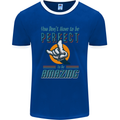 You Don't Have to Be Perfect to Be Amazing Mens Ringer T-Shirt FotL Royal Blue/White