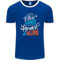 The Best Views Come From the Hardest Climb Mens Ringer T-Shirt FotL Royal Blue/White