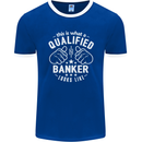 This Is What a Qualified Banker Looks Like Mens Ringer T-Shirt FotL Royal Blue/White