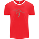 Kangaroo Ecology Mens Ringer T-Shirt FotL Red/White